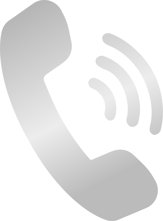 Silver Phone Icon